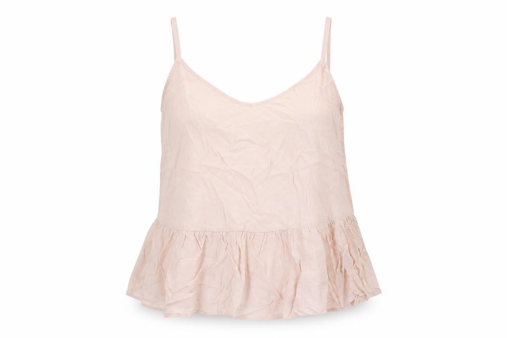 Topshop Womens Pink Viscose Basic Tank Size 10 V-Neck
