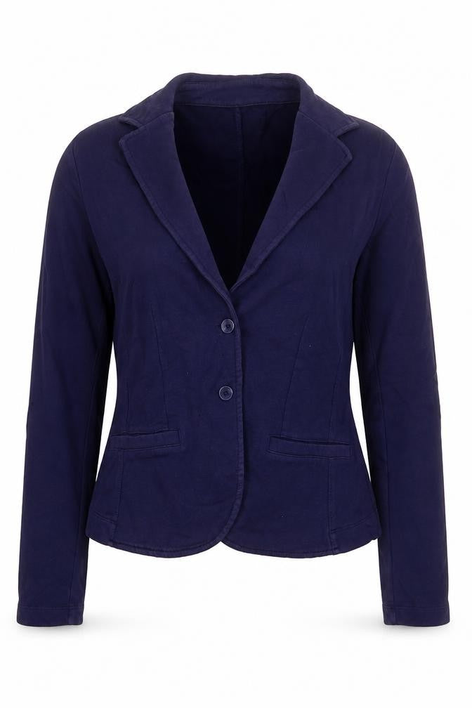 Sandwich Womens Blue Jacket Blazer Size S Button