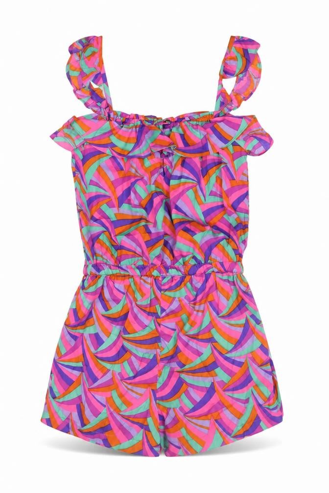 Preworn Womens Multicoloured Floral Polyester Fit & Flare Size XS Round Neck Pullover