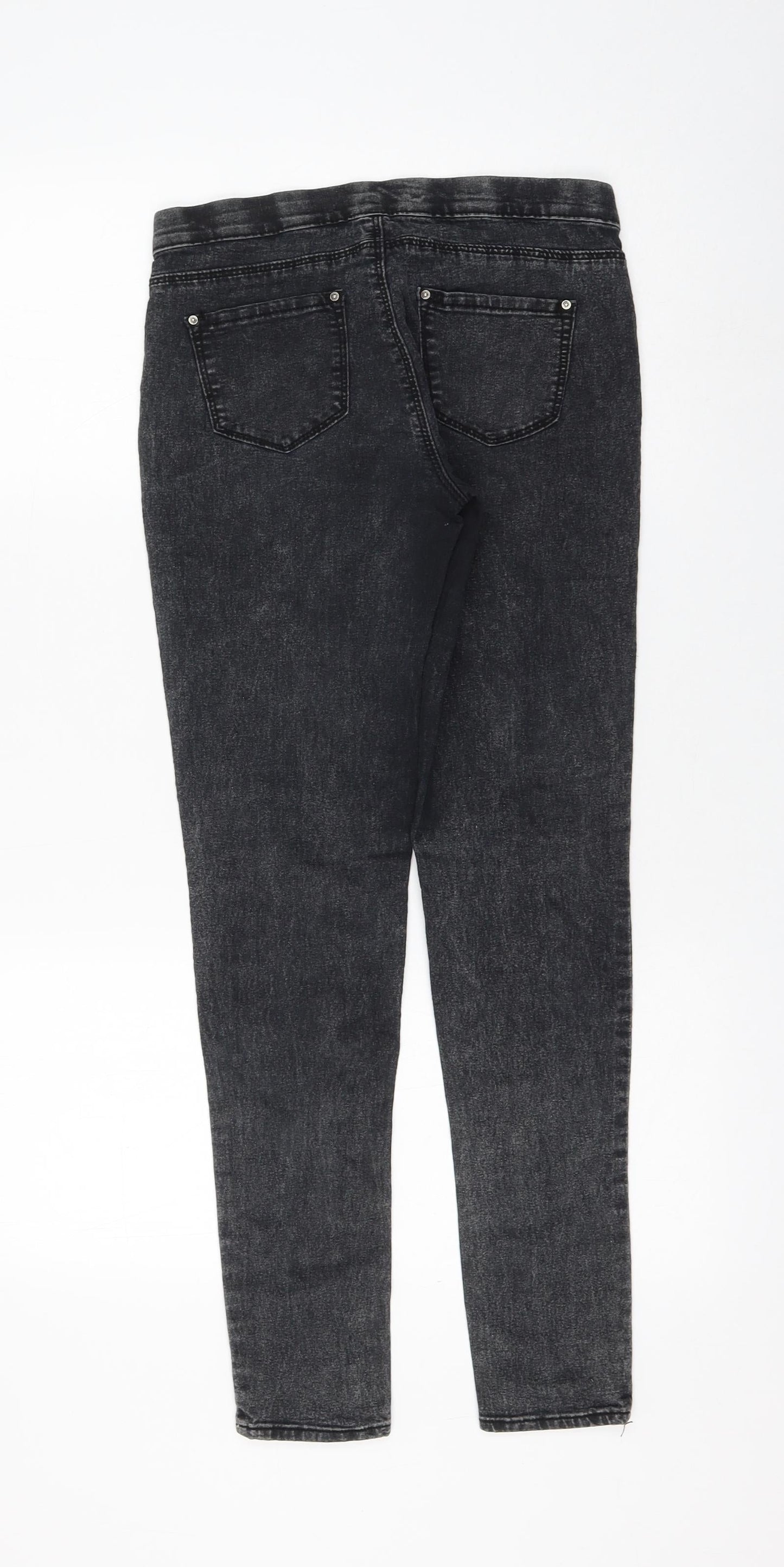 Primark Womens Grey Cotton Jegging Jeans Size 8 L28 in Regular