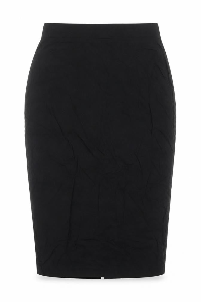 Dorothy Perkins Womens Black Viscose Straight & Pencil Skirt Size 8
