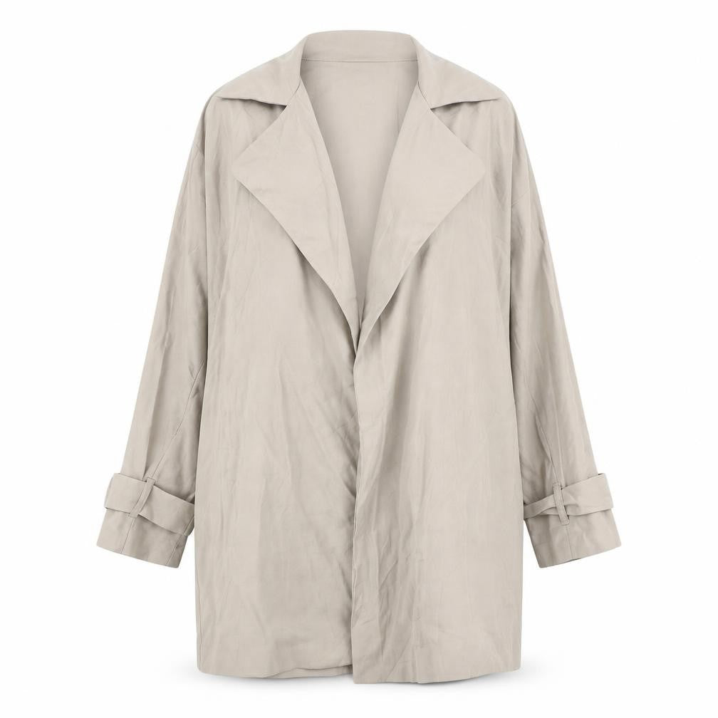 Primark Womens Beige Overcoat Coat Size 8