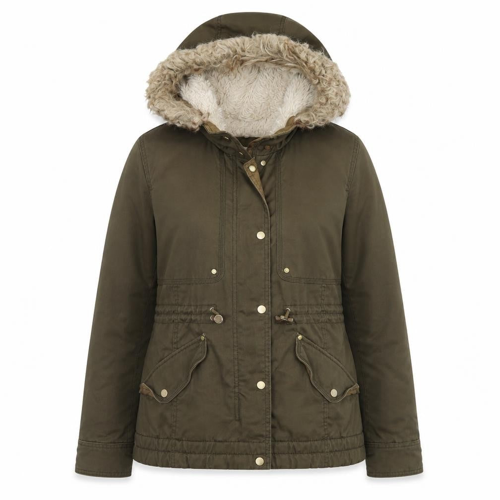 H&M Womens Green Jacket Size M Zip