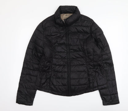 Lettie Lovers Womens Black Jacket Size M Zip