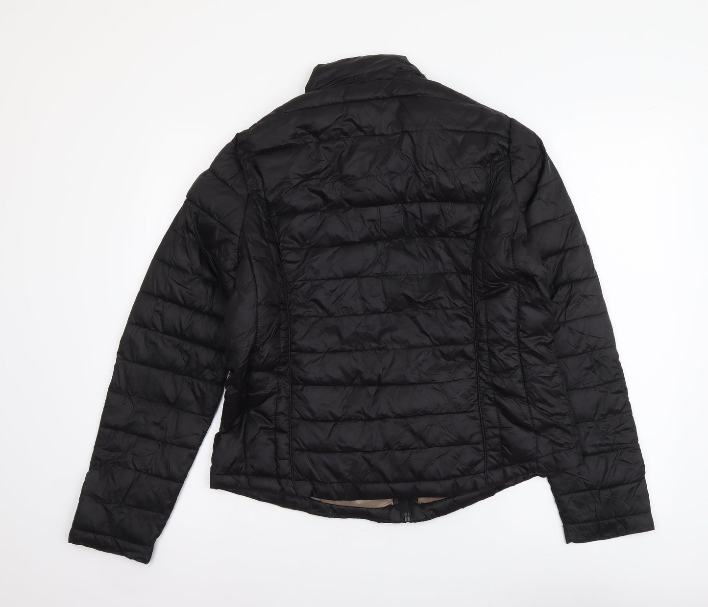 Lettie Lovers Womens Black Jacket Size M Zip