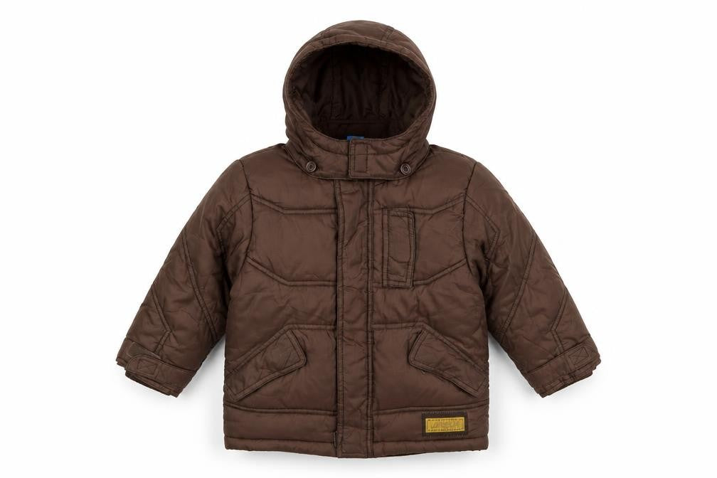 Adams Boys Brown Jacket Size 2 Years Zip