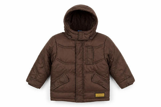 Adams Boys Brown Jacket Size 2 Years Zip