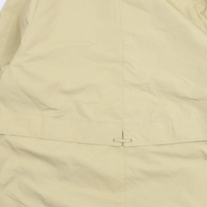 Compliments Womens Beige Pea Coat Coat Size 16 Button