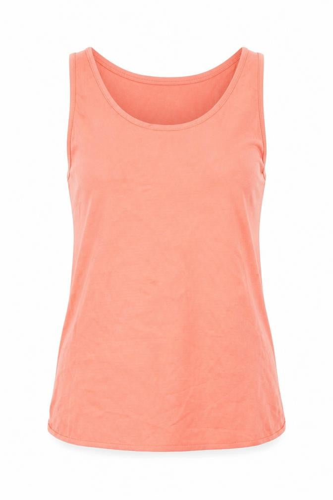 Marks & Spencer Womens Pink Polyester Basic Tank Size 10 Boat Neck