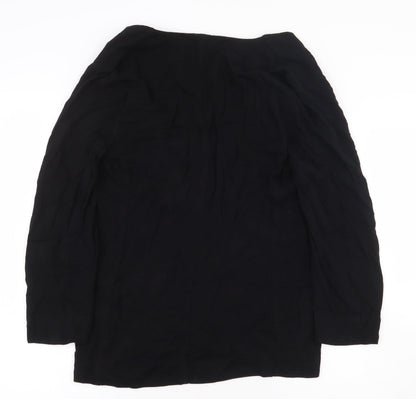 Oasis Womens Black Jacket Blazer Size 10 Button