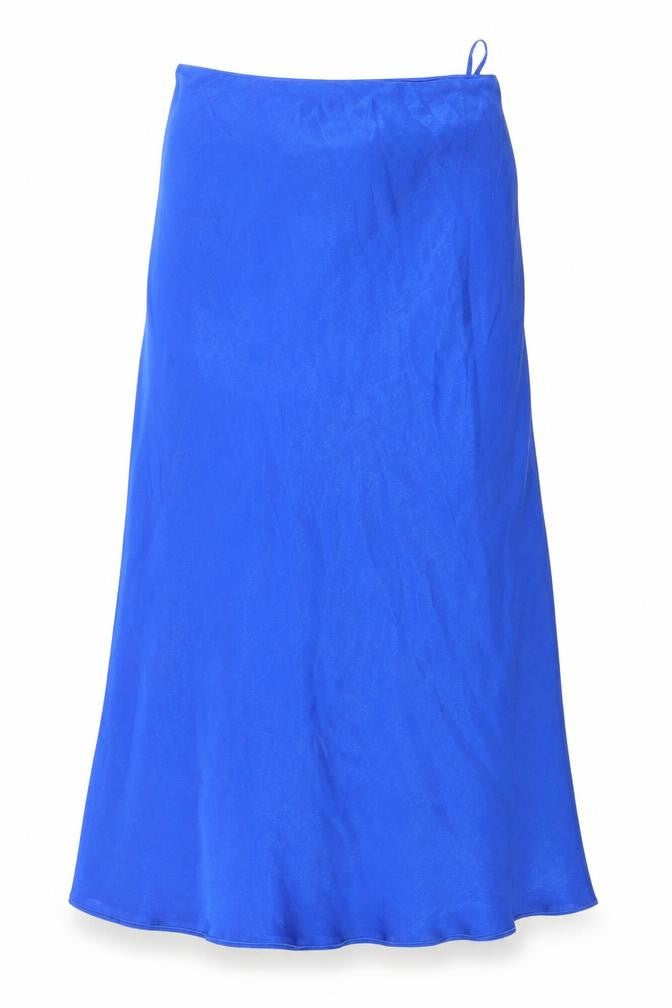 F&F Womens Blue Polyester A-Line Size 14 Off the Shoulder Tie