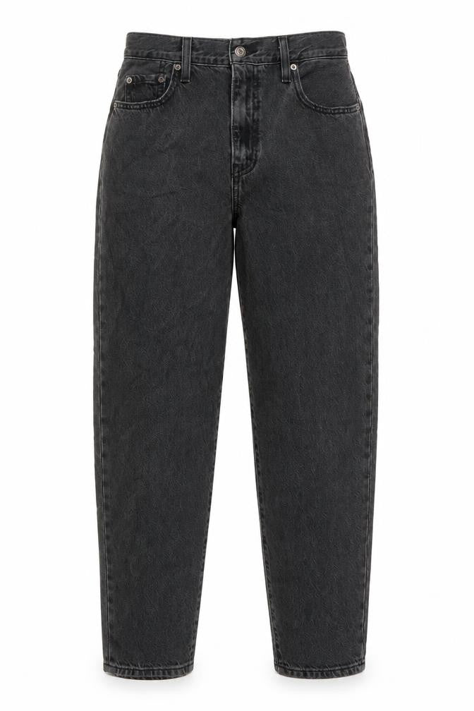 M&Co Womens Black Cotton Straight Jeans Size 26 in L29 in Regular Button