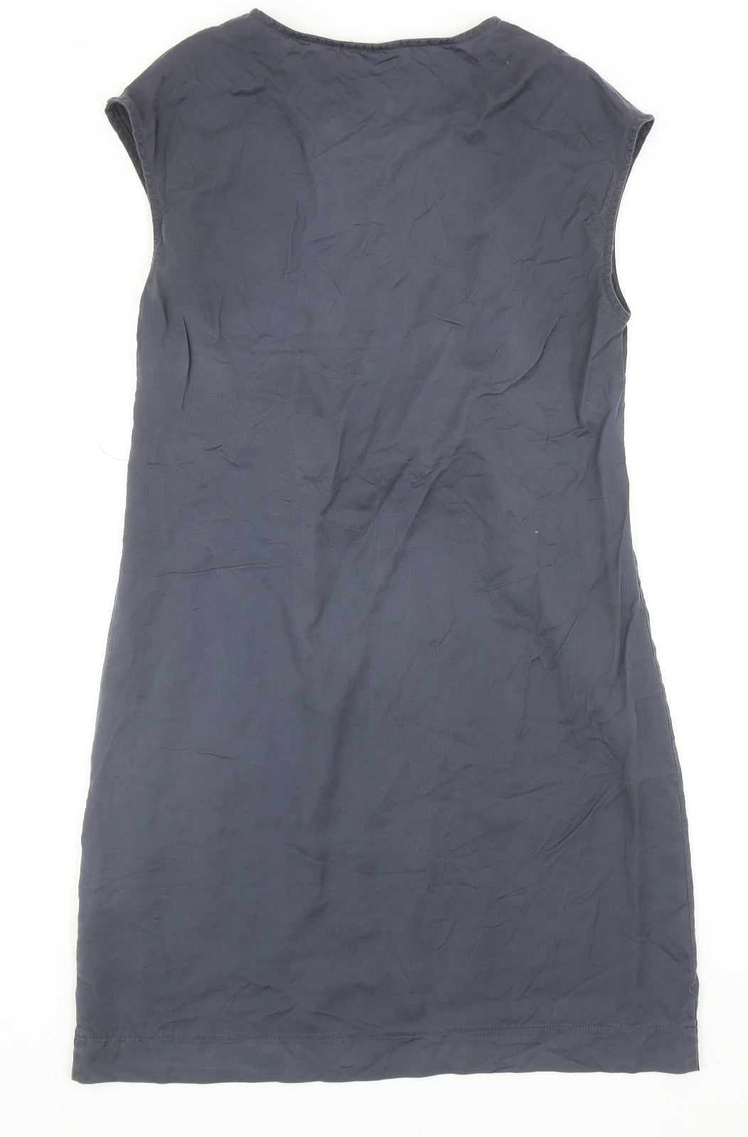 Thought Womens Grey Lyocell Shift Size S V-Neck Pullover