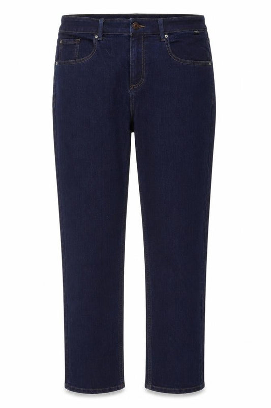 incorporate Wear Womens Blue Cotton Straight Jeans Size 34 in L30 in Regular Zip