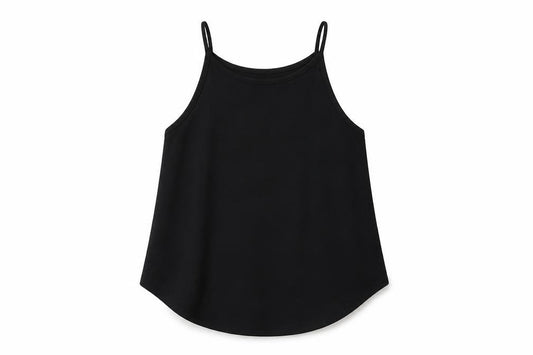 Abercombie&Fitch Womens Black Polyester Camisole Tank Size S Round Neck