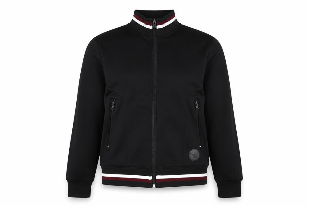 Project X Paris Womens Black Polyester Full Zip Sweatshirt Size L Zip