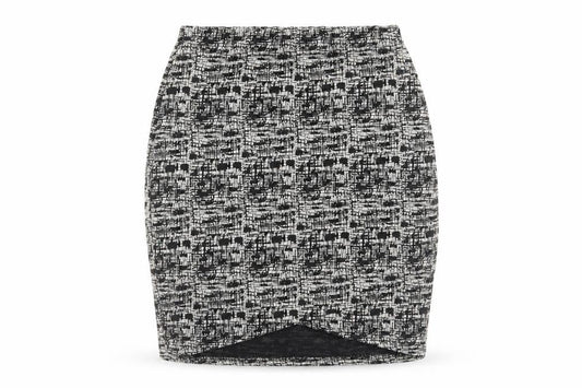 Miss Selfridge Womens Black Geometric Polyester Mini Skirt Size 6