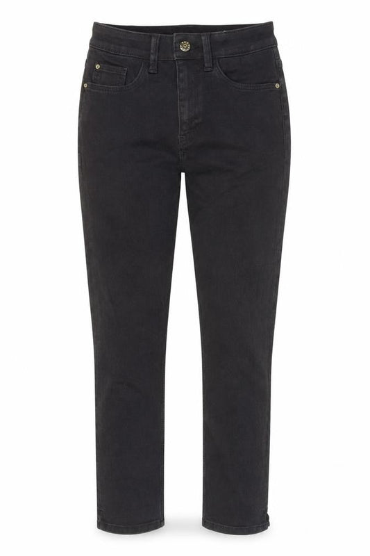 Marks & Spencer Womens Black Cotton Skinny Jeans Size 6 L21 in Regular Zip