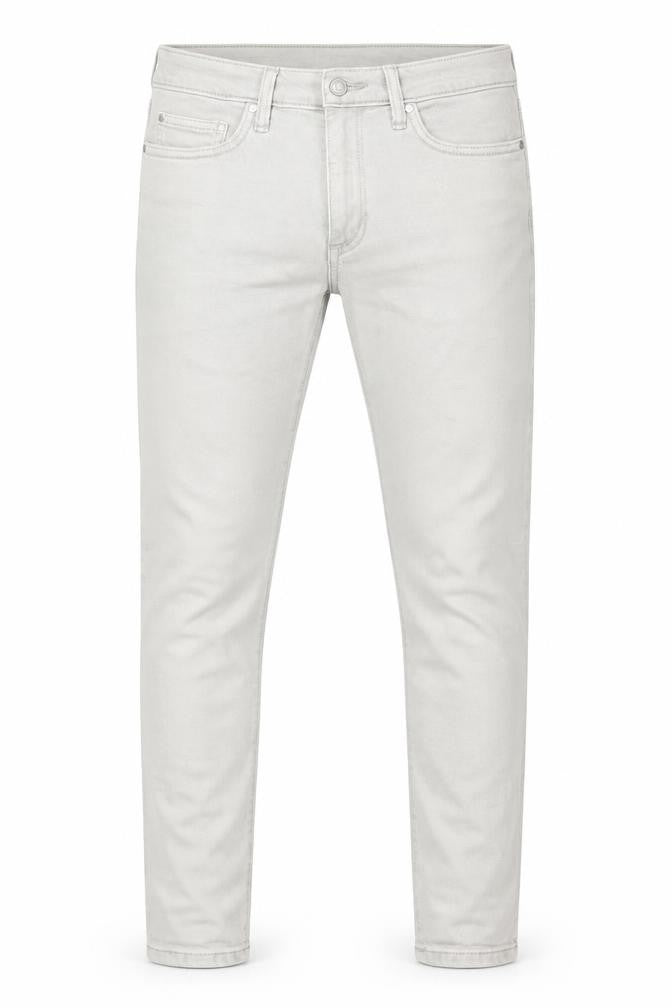 Marks & Spencer Mens Grey Lyocell Skinny Jeans Size 30 in L33 in Regular Zip