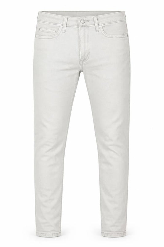 Marks & Spencer Mens Grey Lyocell Skinny Jeans Size 30 in L33 in Regular Zip