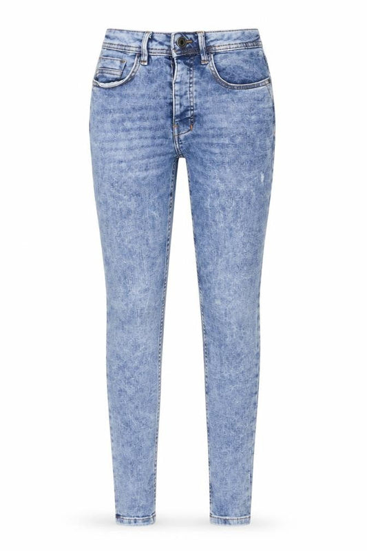 Primark Womens Blue 100% Cotton Skinny Jeans Size 30 in L30 in Regular Zip