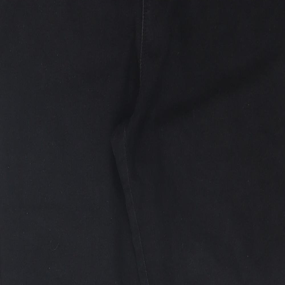 Preworn Womens Black 100% Cotton Jegging Jeans Size 36 in L25 in Regular