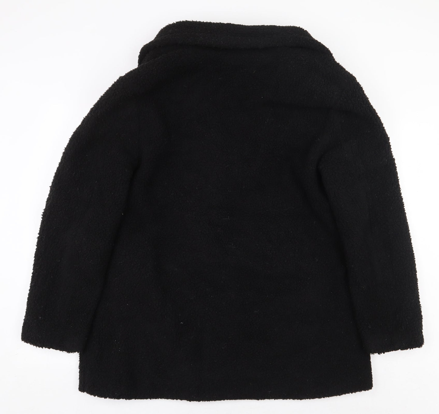 Boohoo Womens Black Jacket Size 12 Button
