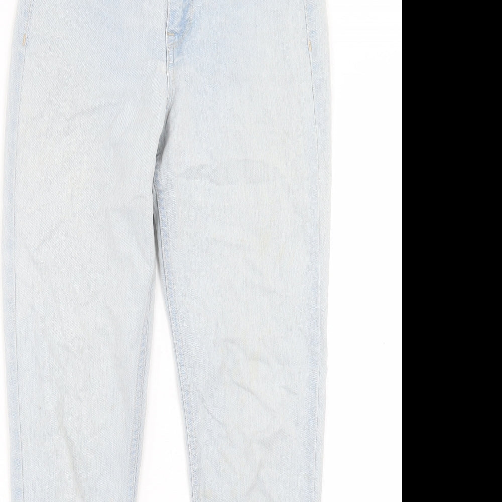 H&M Womens Blue Cotton Skinny Jeans Size 26 in L28 in Regular Button
