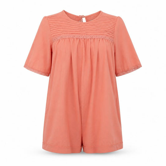 ASOS Womens Pink Polyester Romper One-Piece Size 10 Pullover