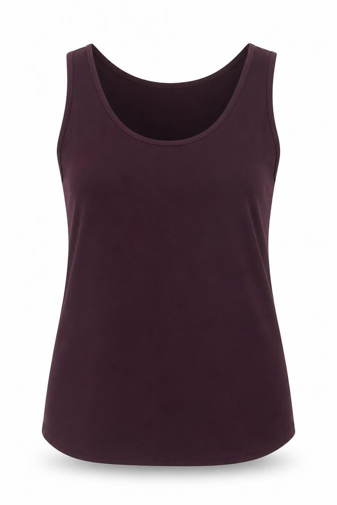 NEXT Womens Purple Nylon Basic Tank Size 6 Scoop Neck