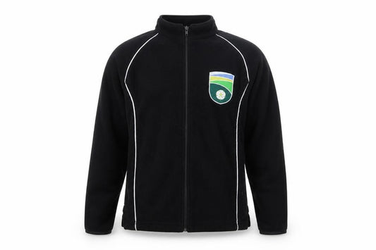 Preworn Mens Black Polyester Full Zip Sweatshirt Size XS