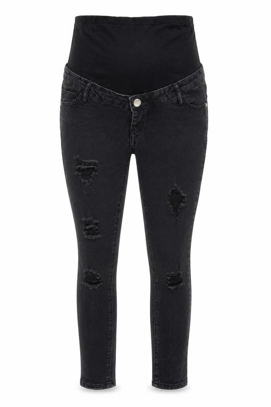 Boohoo Womens Black Cotton Skinny Jeans Size 10 L25 in Regular Button