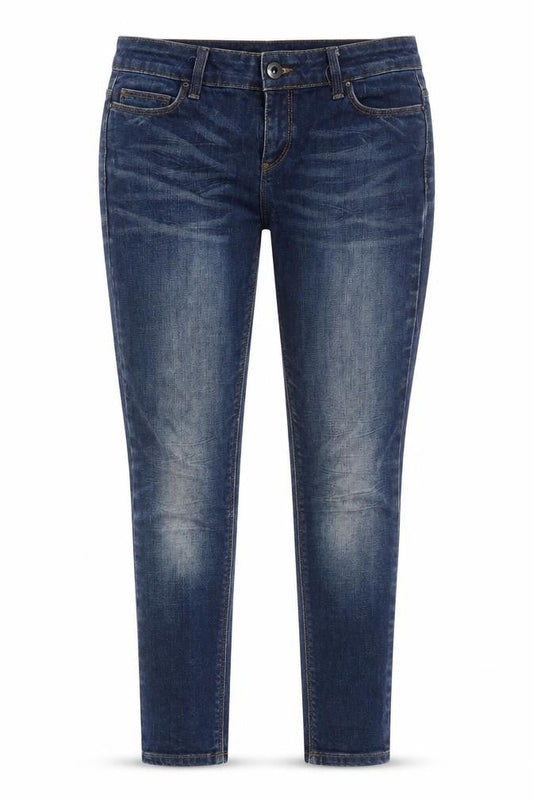 Zara Womens Blue Cotton Skinny Jeans Size 6 L27 in Regular Zip