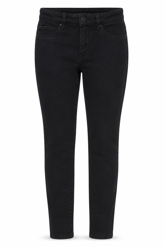 Next Womens Black Cotton Skinny Jeans Size 12 L24 in Regular Zip