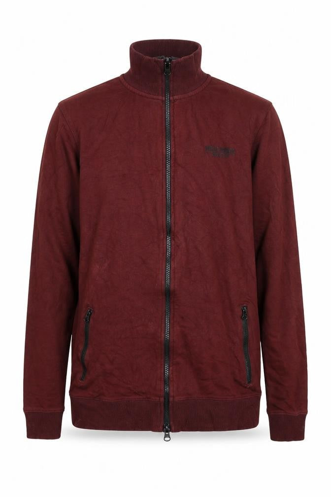 Muscle Monkey Mens Red Cotton Full Zip Sweatshirt Size XS