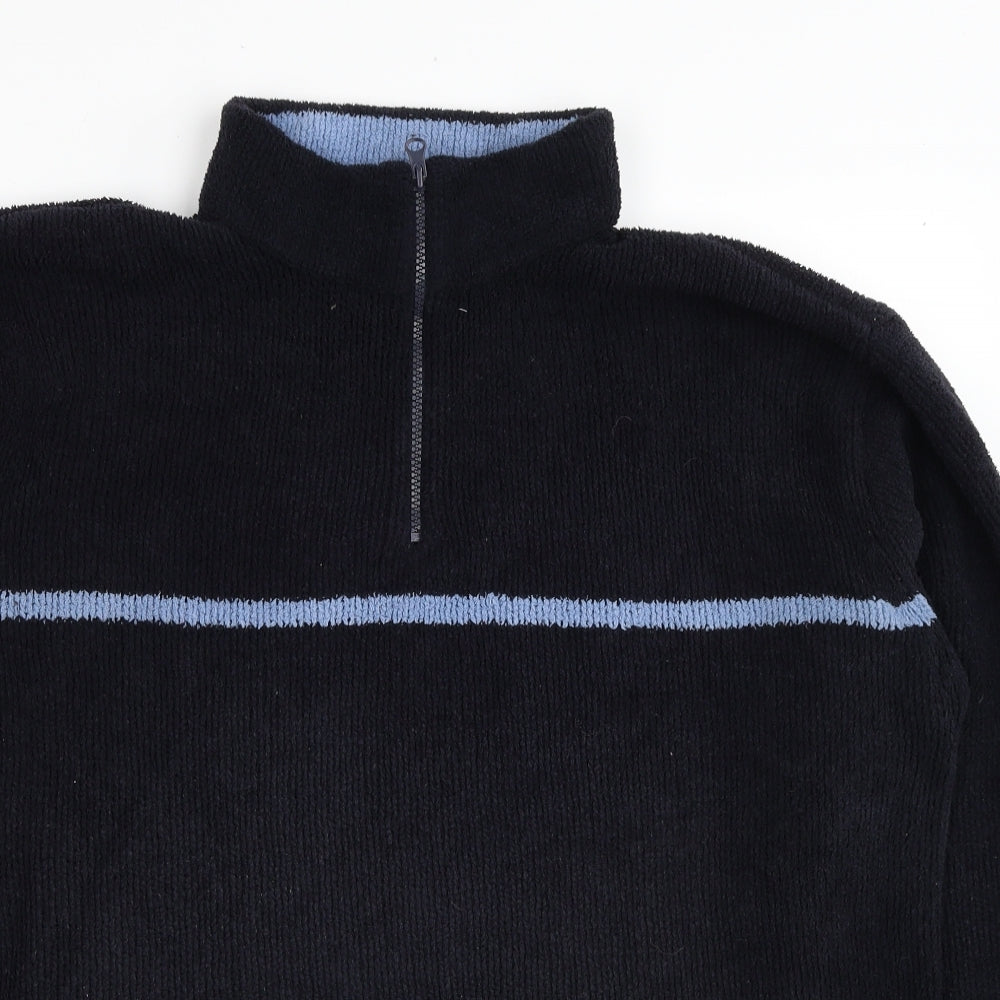 Cutting Edge Womens Black Polyester Pullover Sweatshirt Size XL Pullover