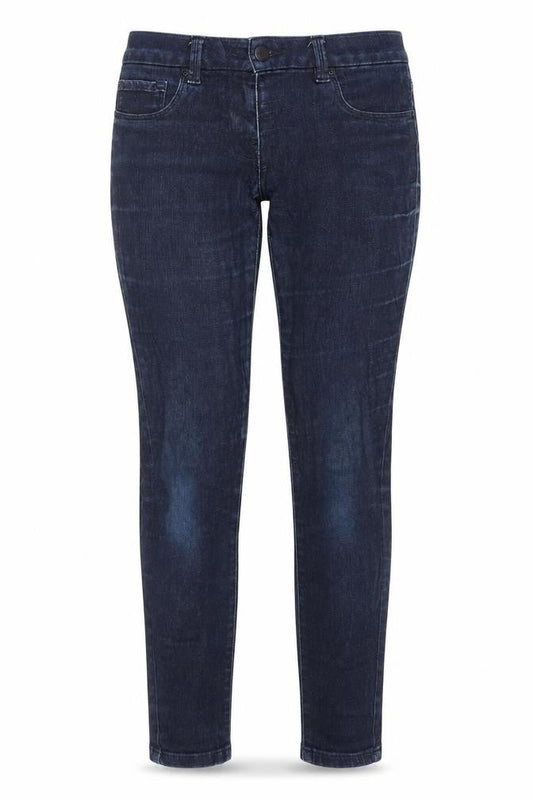 Next Womens Blue Cotton Jegging Jeans Size 10 L24 in Regular Button