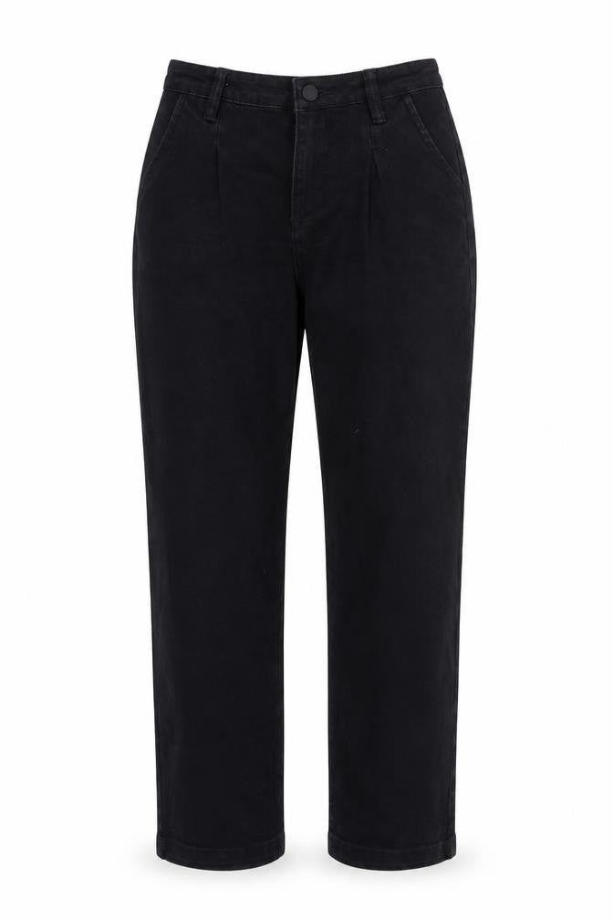 Real Easy Womens Black Cotton Straight Jeans Size M L25 in Regular Button