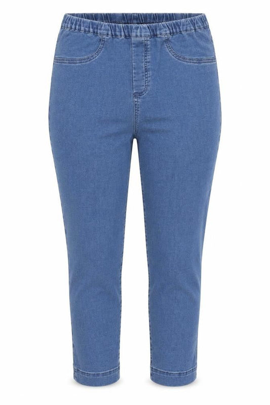 THE WHITE COMPANY Womens Blue Cotton Jegging Leggings Size 34 in L23 in