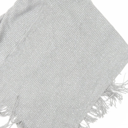Debenhams Womens Grey Overcoat Poncho One Size