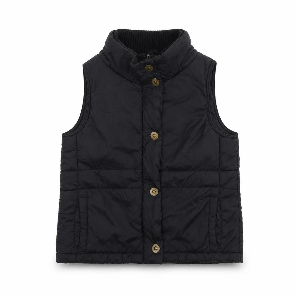 Urban Girls Black Gilet Jacket Size 8 Years Zip