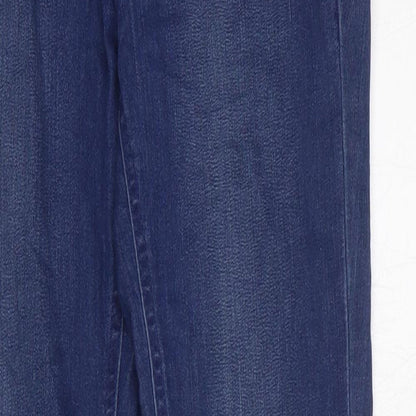H&M Womens Blue Cotton Jegging Jeans Size 6 L30 in Regular