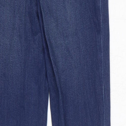 H&M Womens Blue Cotton Jegging Jeans Size 6 L30 in Regular