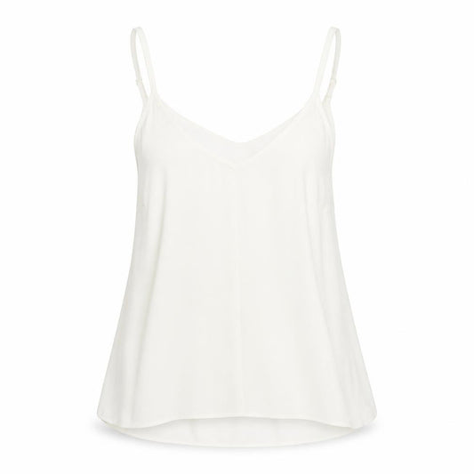 Atmopshere Womens White Polyester Camisole Tank Size 8 V-Neck