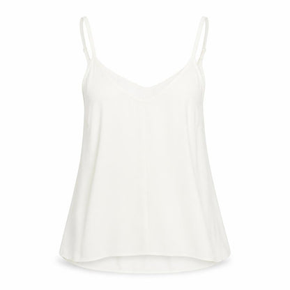 Atmosphere Womens White Polyester Camisole Tank Size 8 V-Neck