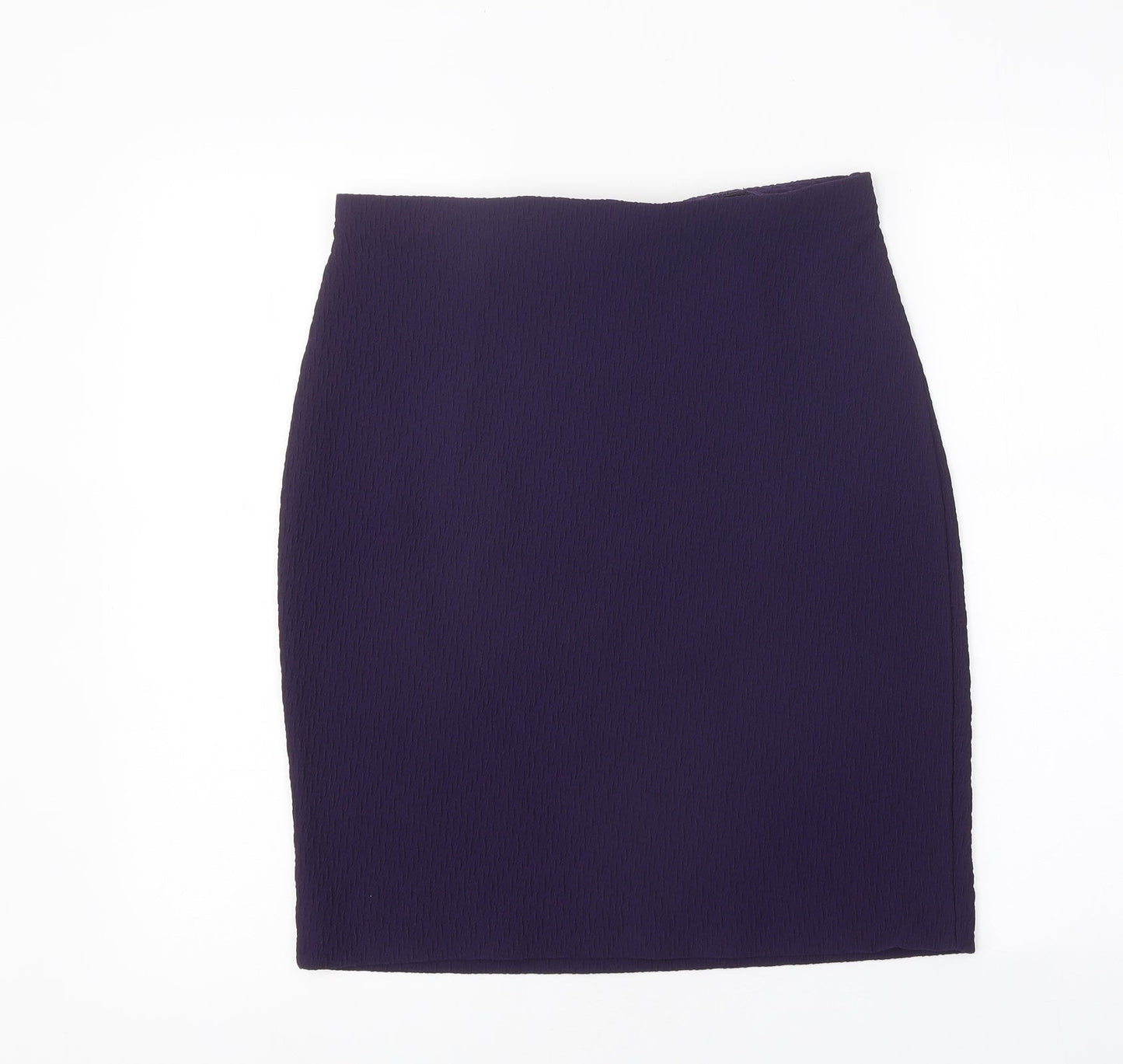 Roman Womens Purple Polyester Straight & Pencil Skirt Size 12