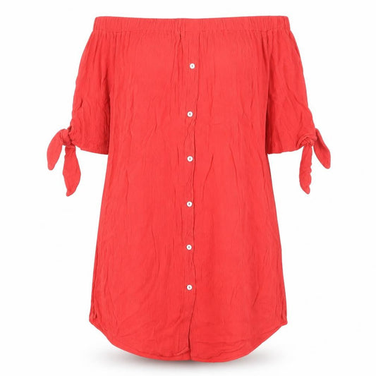 New Look Womens Pink Viscose Shift Size S Off the Shoulder Pullover