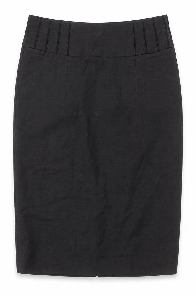 NEXT Womens Grey Polyester Straight & Pencil Skirt Size 10 Zip