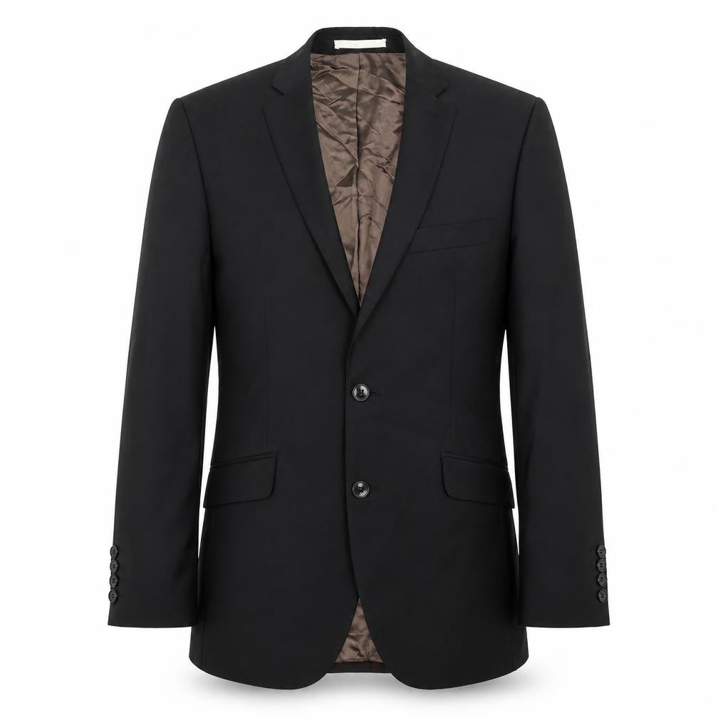Burton Mens Black Wool Jacket Blazer Size 36 - Pockets on front