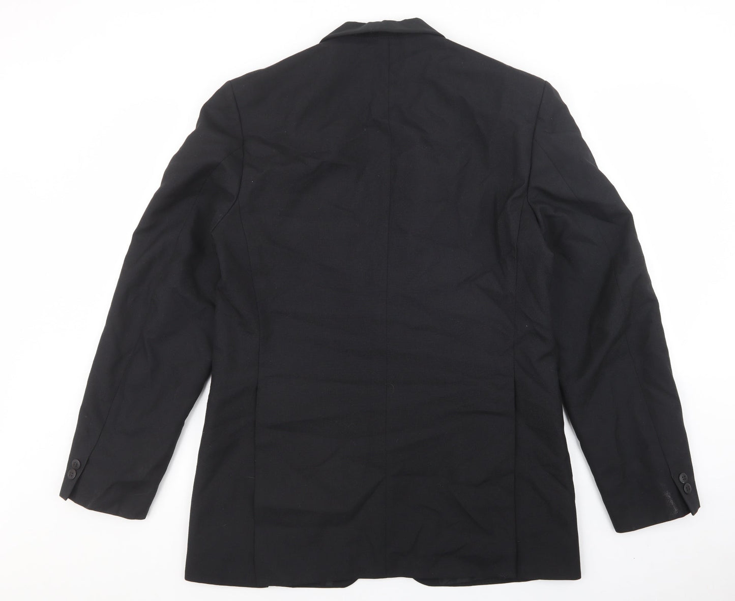 Canada Mens Black Polyester Jacket Suit Jacket Size 40